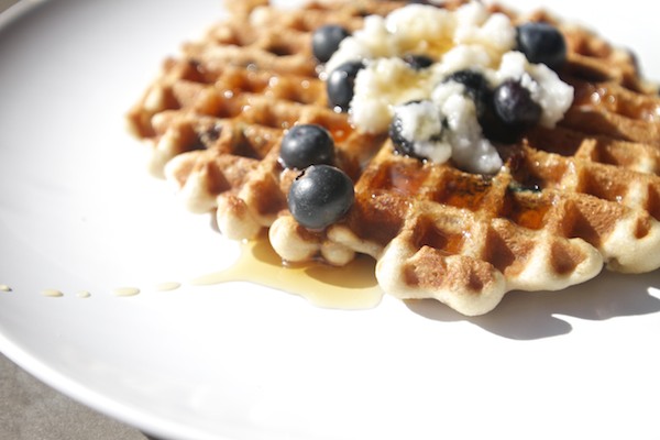 Gluten Free Blueberry Waffles // shutterbean