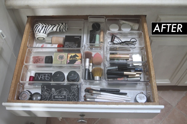 Organized Makeup Drawer// shutterbean