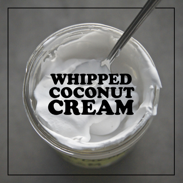 Whipped Coconut Cream // shutterbean
