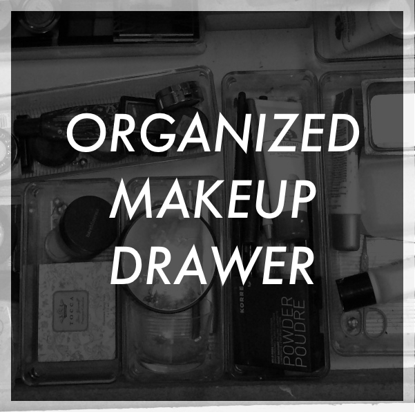 Organized Makeup Drawer// shutterbean