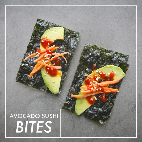 Avocado Sushi Bites