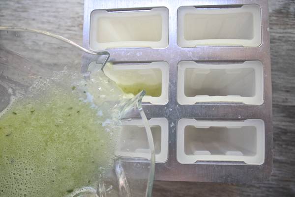 Cucumber Ginger Gin Popsicles // shutterbean