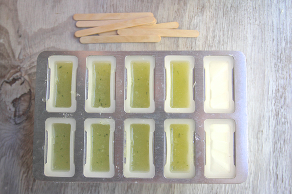 Cucumber Ginger Gin Popsicles // shutterbean