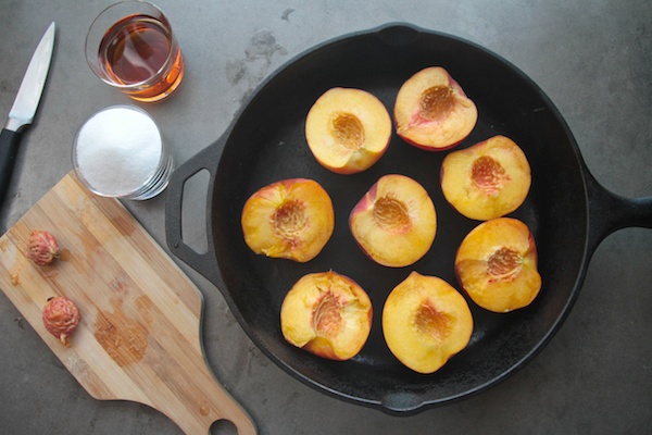 Roasted Peaches in Amaretto // shutterbean