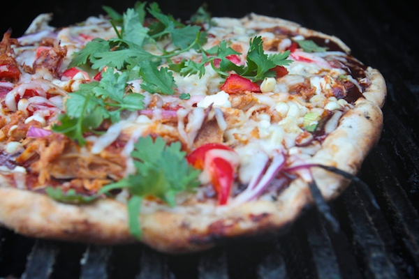 Grilled BBQ Chicken Pizza // shutterbean