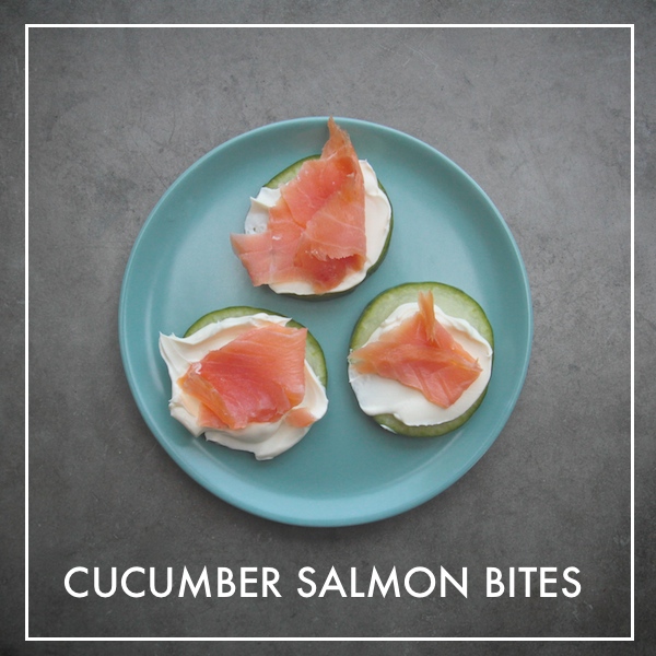 Cucumber Salmon Bites