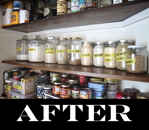 ORGANIZED PANTRY // shutterbean