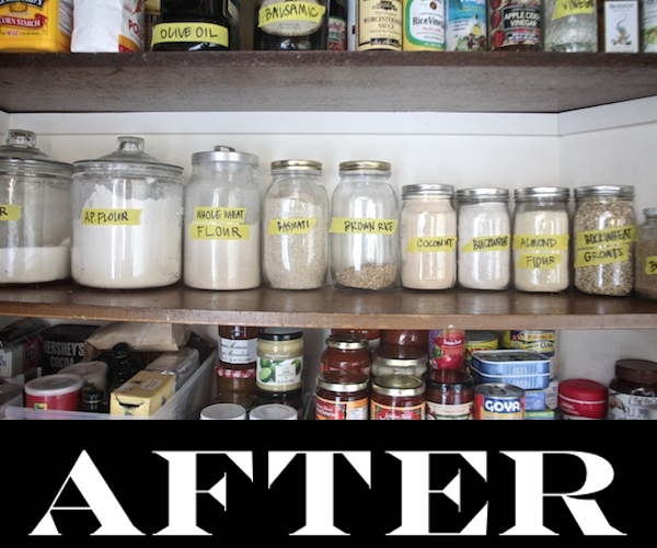 ORGANIZED PANTRY // shutterbean