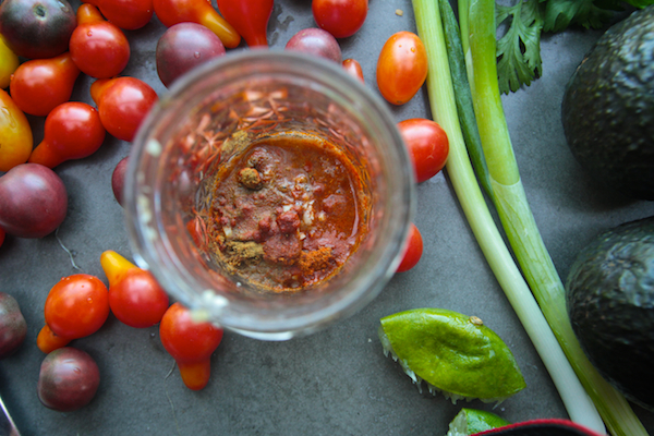 Spicy Corn Tomato Avocado Salad // shutterbean 