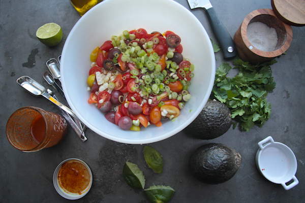 Spicy Corn Tomato Avocado Salad // shutterbean  