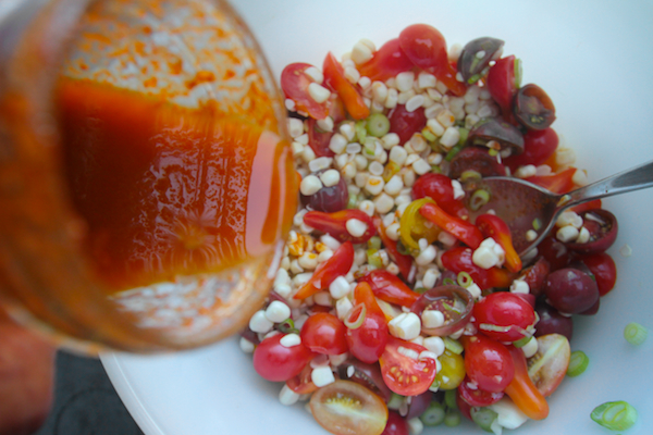 Spicy Corn Tomato Avocado Salad // shutterbean 