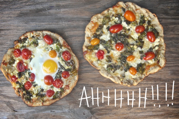 Corn Tomato Shisito Pepper Pizza // shutterbean