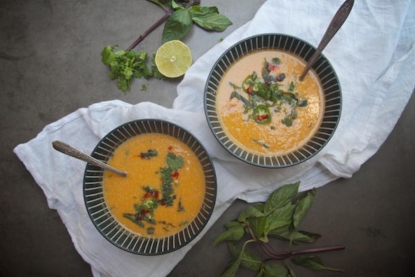 Thai Corn Coconut Soup // shutterbean