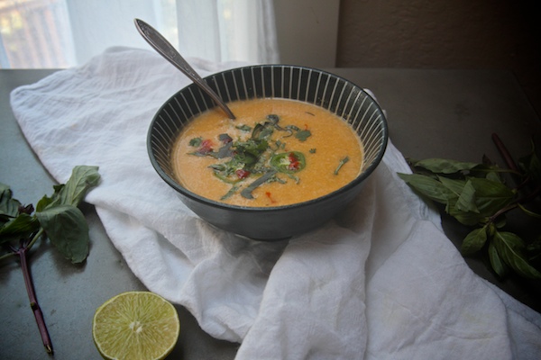 Thai Corn Coconut Soup // shutterbean