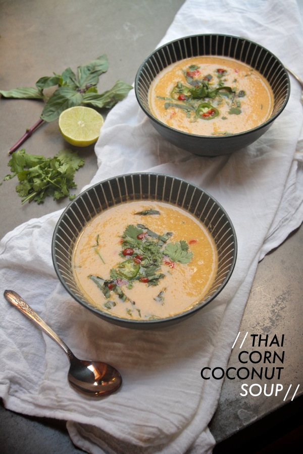 Thai Corn Coconut Soup // shutterbean