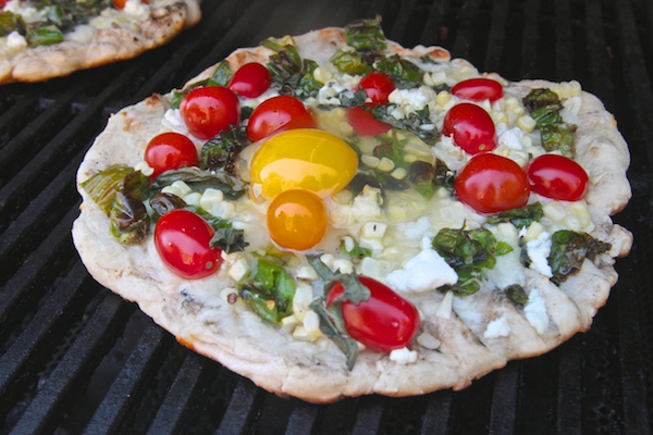 Corn Tomato Shisito Pepper Pizza // shutterbean