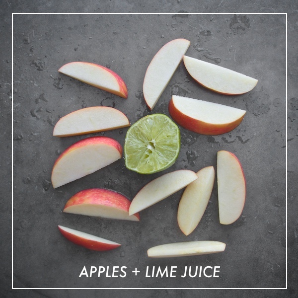 APPLES + LIME JUICE