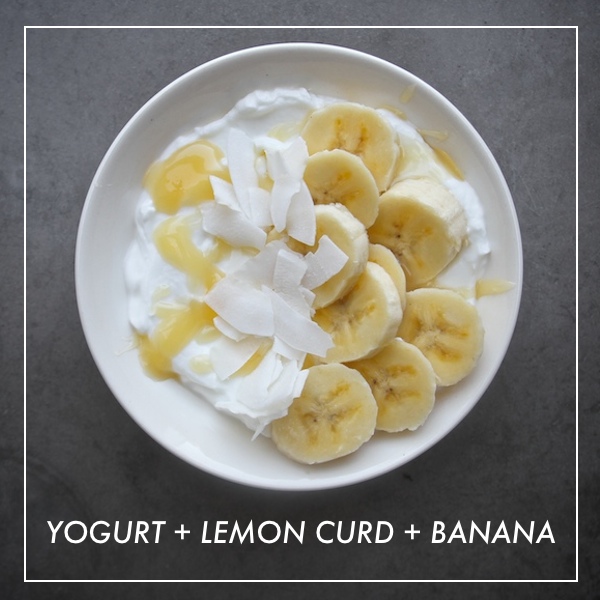 Yogurt + Lemon Curd + Banana