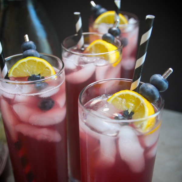 Spiked Blueberry Lemonade //shutterbean