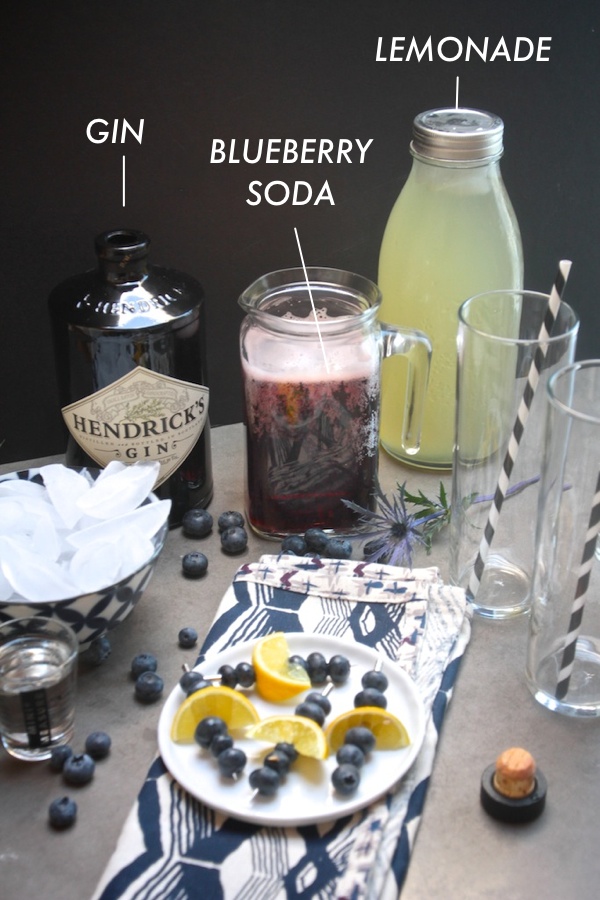 Spiked Blueberry Lemonade //shutterbean