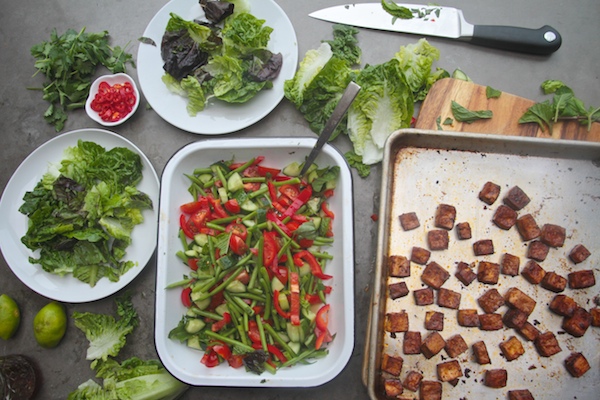 Chopped Thai Salad with Tofu // shutterbean