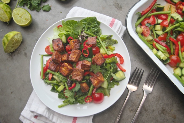 Chopped Thai Salad with Tofu // shutterbean