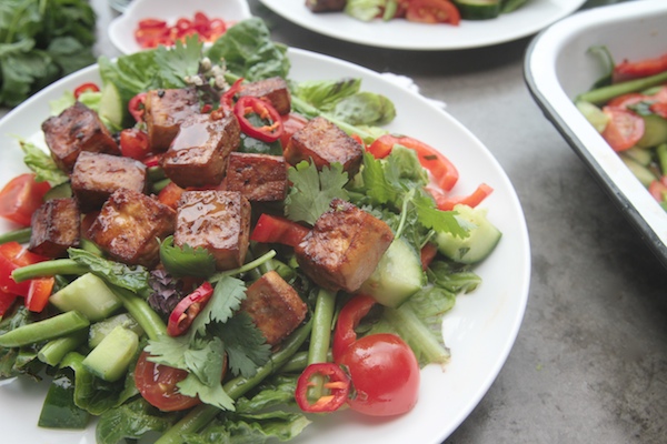 Chopped Thai Salad with Tofu // shutterbean