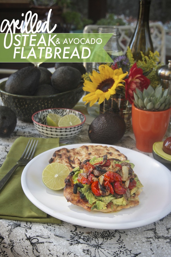 Grilled Steak & Avocado Flatbread // shutterbean