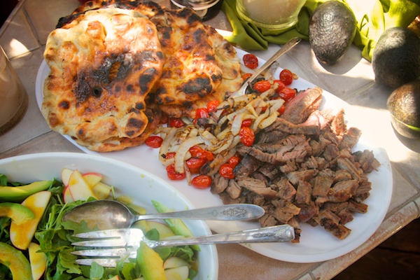 Grilled Steak & Avocado Flatbread // shutterbean