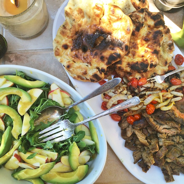 Grilled Steak & Avocado Flatbread // shutterbean