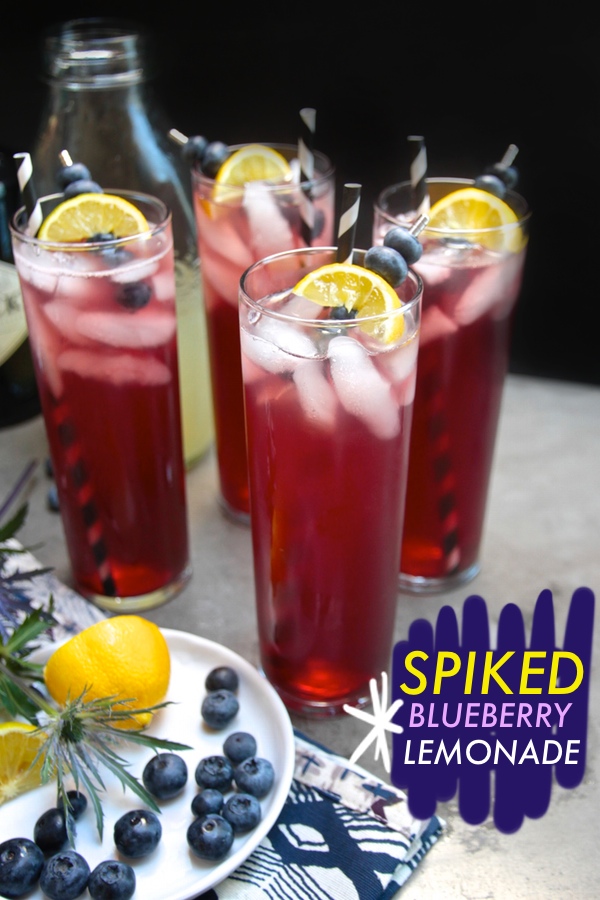 Spiked Blueberry Lemonade