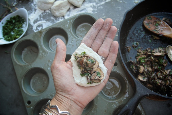 Stuffed Mushroom Rolls // shutterbean