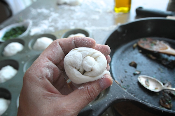 Stuffed Mushroom Rolls // shutterbean
