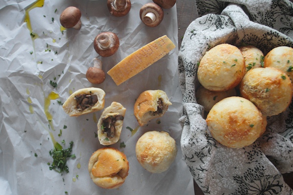 Stuffed Mushroom Rolls // shutterbean