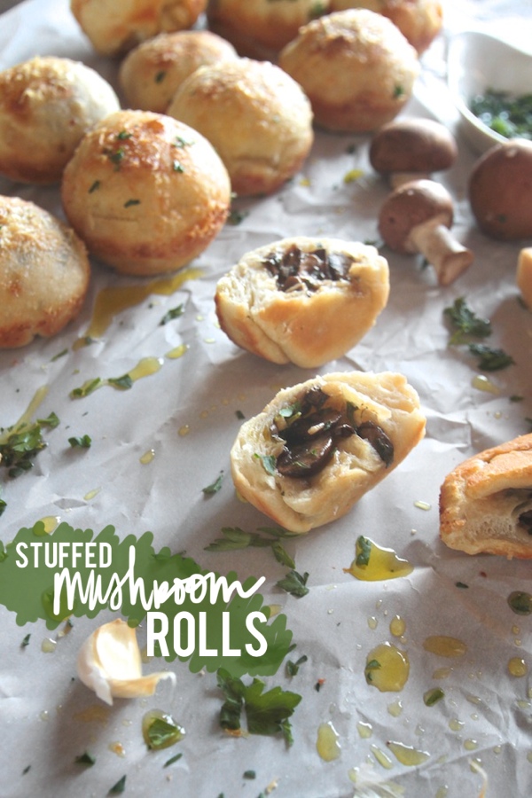 Stuffed Mushroom Rolls // shutterbean