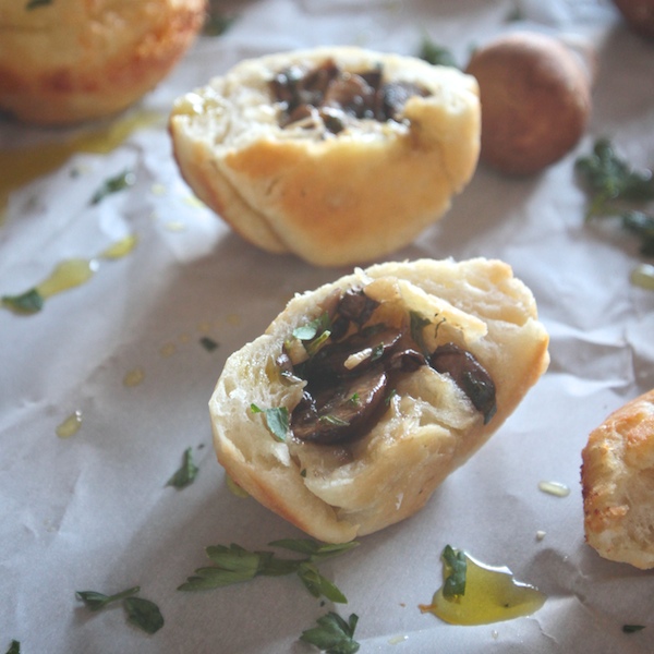 Stuffed Mushroom Rolls // shutterbean