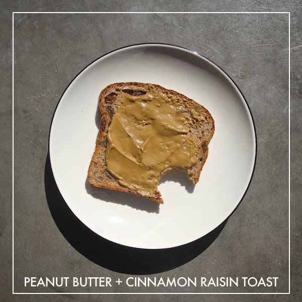 Peanut Butter + Cinnamon Raisin Toast