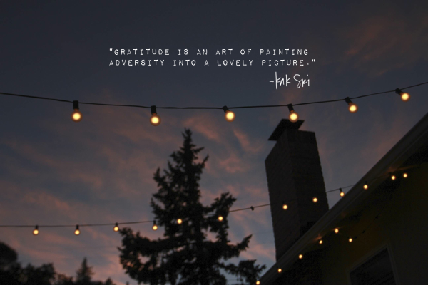 Gratitude is // shutterbean