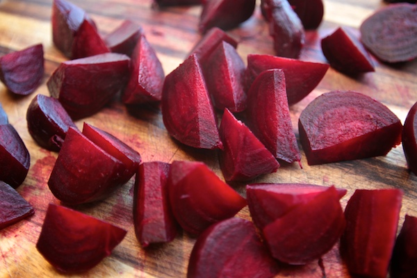 Little Gem Lettuce Salad with Beets & Walnuts // shutterbean