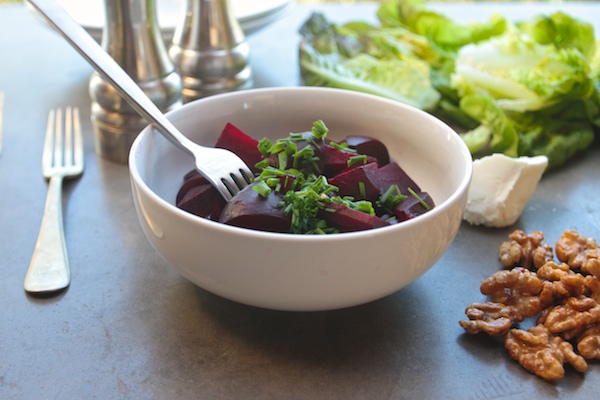 Little Gem Lettuce Salad with Beets & Walnuts // shutterbean