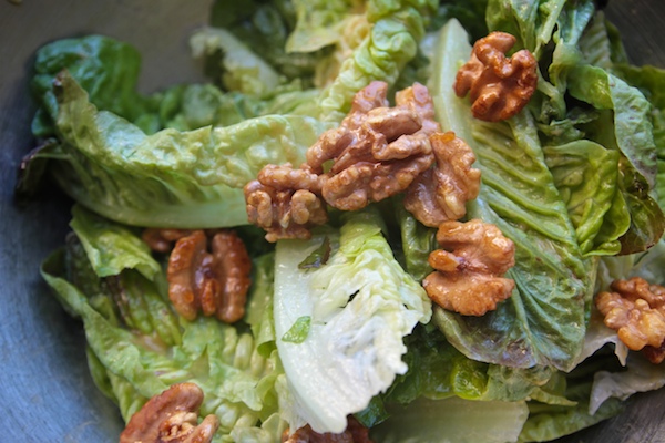 Little Gem Lettuce Salad with Beets & Walnuts // shutterbean