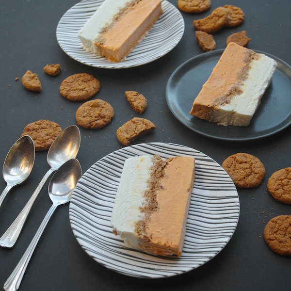 Pumpkin Gingersnap Ice Cream Cake // shutterbean