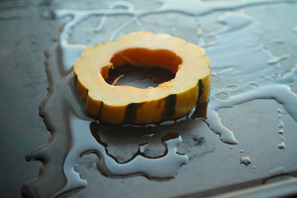 Sweet & Sour Roasted Delicata Squash // shutterbean