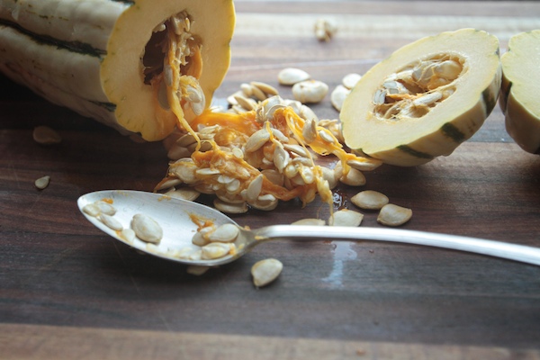 Sweet & Sour Roasted Delicata Squash // shutterbean