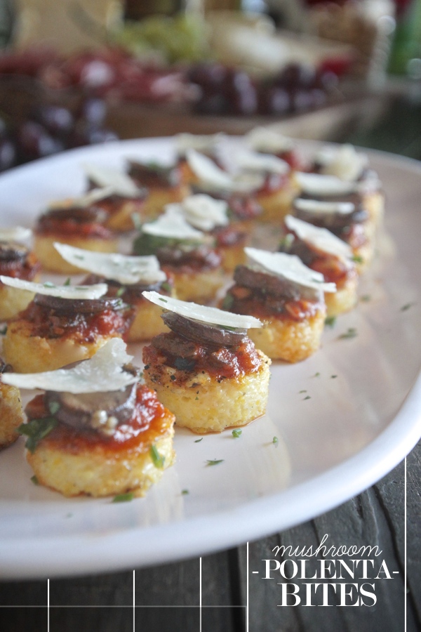 Mushroom Polenta Bites // shutterbean