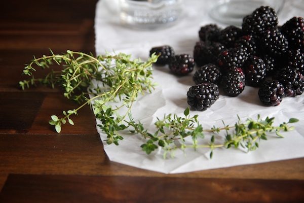 Blackberry Thyme Infused Vodka // shutterbean