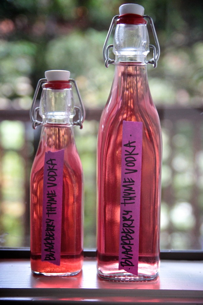 Blackberry Thyme Infused Vodka // shutterbean