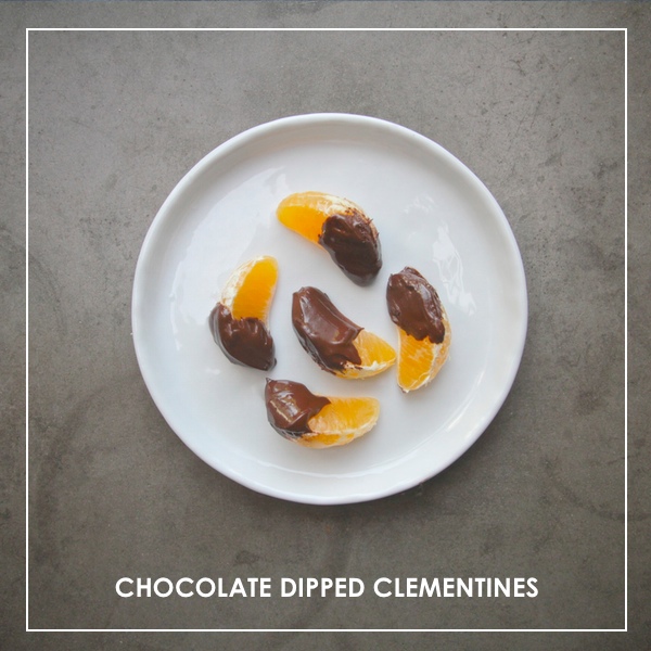 Chocolate Dipped Clementines