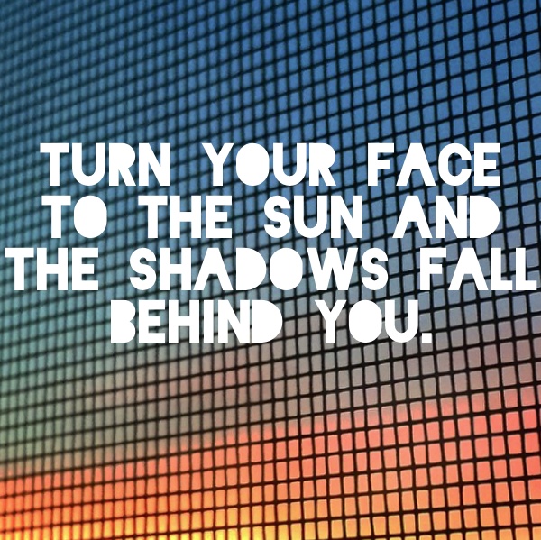 Turn your face to the sun // shutterbean