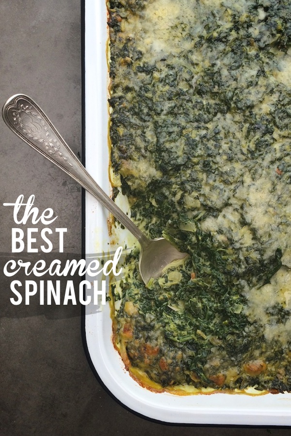 The Best Creamed Spinach